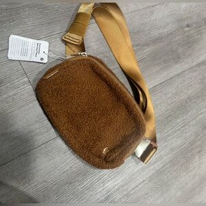 Brown Sherpa Lululemon Crossbody Bag